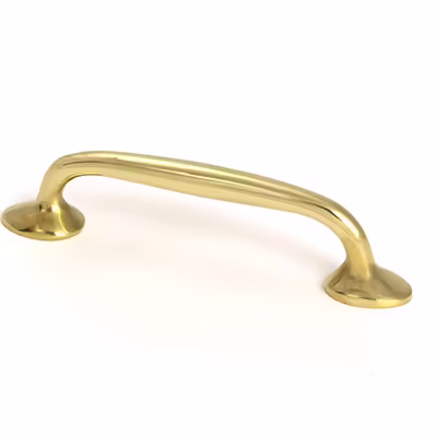 Polished Brass Moore Pull Handle - Small