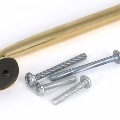 Aged Brass Moore Pull Handle - Medium - Image 5