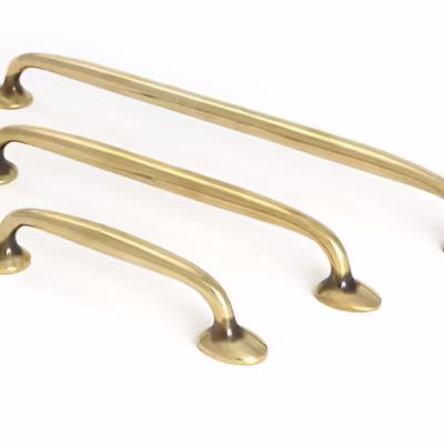 Aged Brass Moore Pull Handle - Medium - Image 6