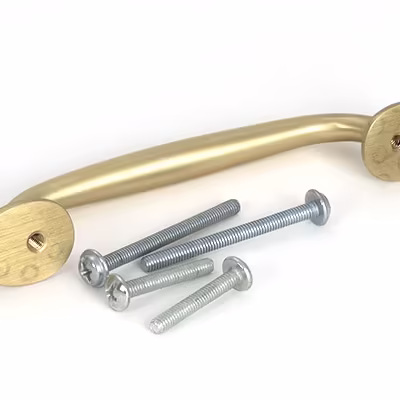Satin Brass Moore Pull Handle - Small - Image 5