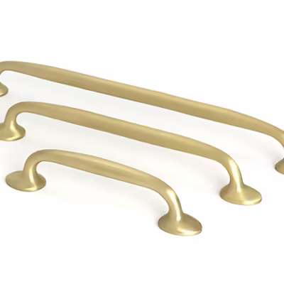 Satin Brass Moore Pull Handle - Large - Image 6