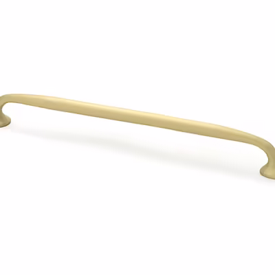 Satin Brass Moore Pull Handle - Large - Image 1