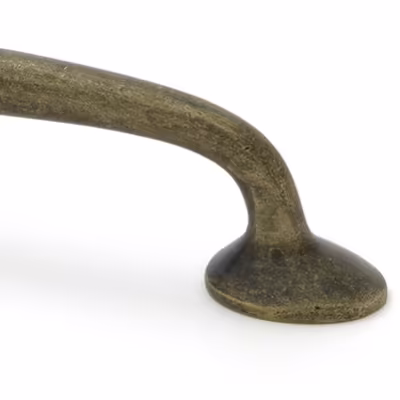 Burnished Brass Moore Pull Handle - Medium - Image 3