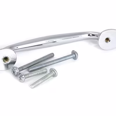 Polished Chrome Moore Pull Handle - Small - Image 5