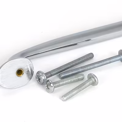Polished Chrome Moore Pull Handle - Large - Image 5