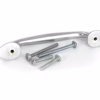Satin Chrome Moore Pull Handle - Small - Image 5