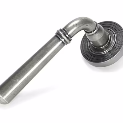 Pewter Newbury Lever on Rose Set (Beehive) - Unsprung