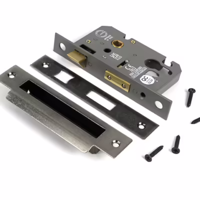 Pewter 2 1/2" Euro Profile Sash Lock - Image 3
