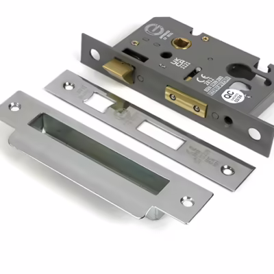 Polished Chrome 2 1/2" Euro Profile Sash Lock