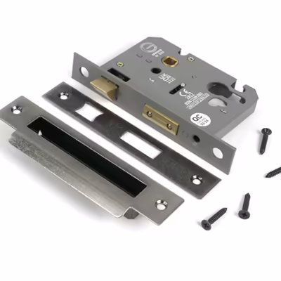 Pewter 3" Euro Profile Sash Lock - Image 3