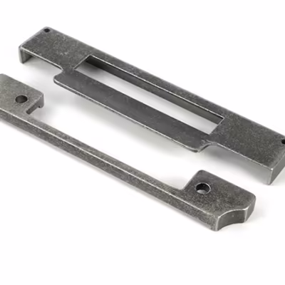 Pewter 1/2" Rebate Kit for Euro Sash Lock