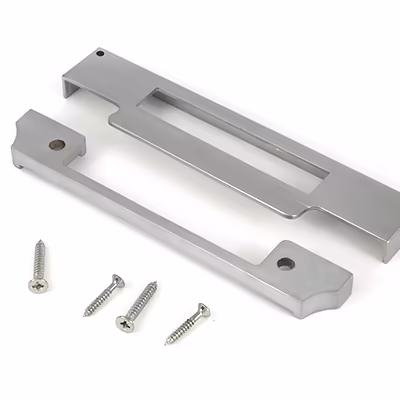 Satin Chrome 1/2" Rebate Kit for Euro Sash Lock - Image 3