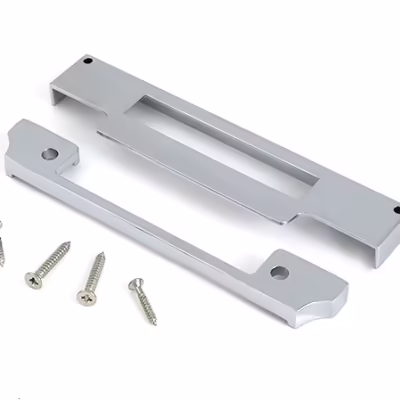 Polished SS 1/2" Rebate Kit for Euro Sash Lock - Image 3