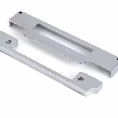 Polished SS 1/2" Rebate Kit for Euro Sash Lock