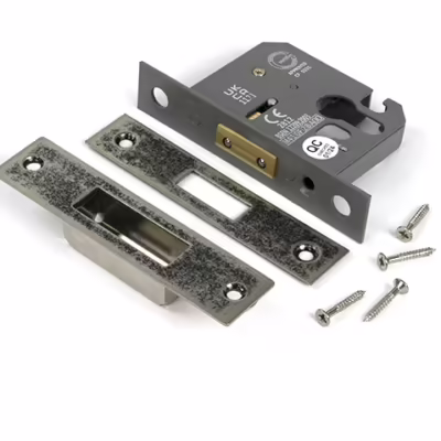 Pewter 2 1/2" Euro Profile Dead Lock - Image 3