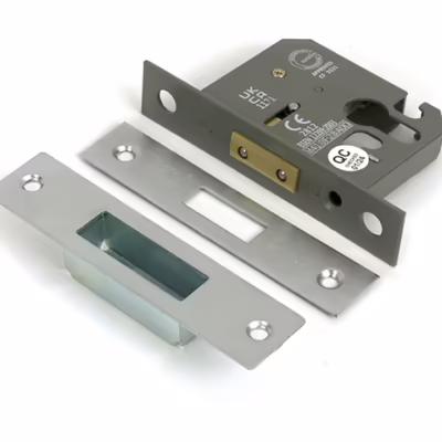 Satin Chrome 2 1/2" Euro Profile Dead Lock