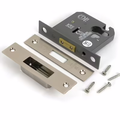 Polished Nickel 3" Euro Profile Dead Lock - Image 3