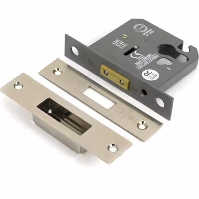 Polished Nickel 3" Euro Profile Dead Lock
