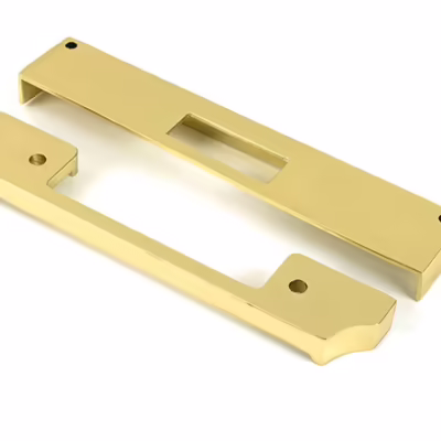 Polished Brass 1/2" Rebate Kit for Euro Dead Lock