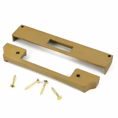 Satin Brass 1/2" Rebate Kit for Euro Dead Lock - Image 3