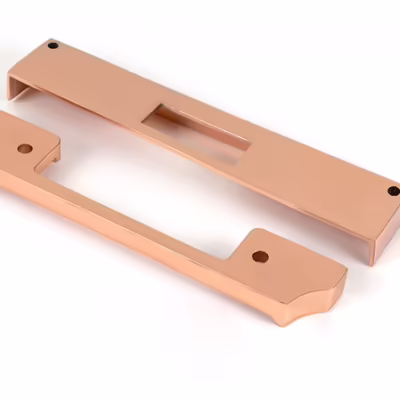 Polished Bronze 1/2" Rebate Kit for Euro Dead Lock