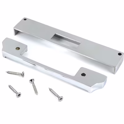 Polished SS 1/2" Rebate Kit for Euro Dead Lock - Image 3