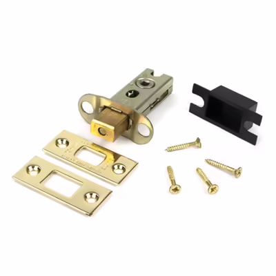 Polished Brass 2 1/2" Heavy Duty Tubular Deadbolt - Image 3