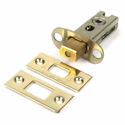 Polished Brass 2 1/2" Heavy Duty Tubular Deadbolt