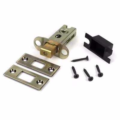 Aged Brass 2 1/2" Heavy Duty Tubular Deadbolt - Image 3