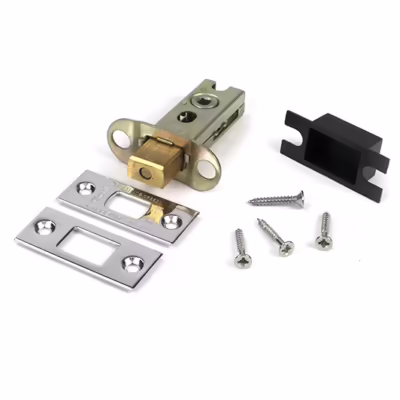 Polished Chrome 2 1/2" Heavy Duty Tubular Deadbolt - Image 3