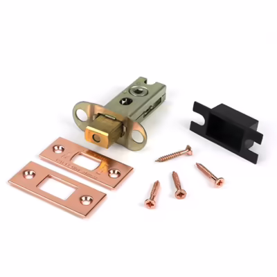Polished Bronze 2 1/2" Heavy Duty Tubular Deadbolt - Image 3