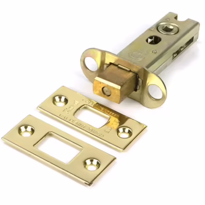 Polished Brass 3" Heavy Duty Tubular Deadbolt