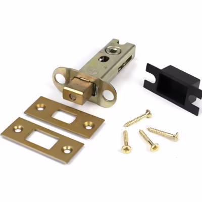 Satin Brass 3" Heavy Duty Tubular Deadbolt - Image 3