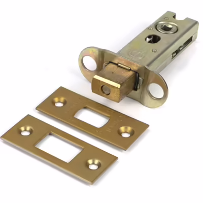 Satin Brass 3" Heavy Duty Tubular Deadbolt