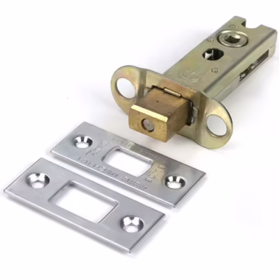 Satin Chrome 3" Heavy Duty Tubular Deadbolt