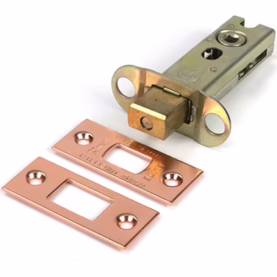 Polished Bronze 3" Heavy Duty Tubular Deadbolt