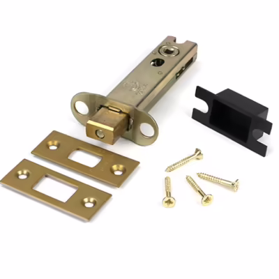 Satin Brass 4" Heavy Duty Tubular Deadbolt - Image 3