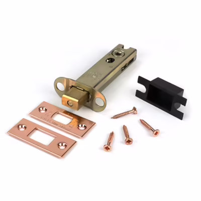 Polished Bronze 4" Heavy Duty Tubular Deadbolt - Image 3
