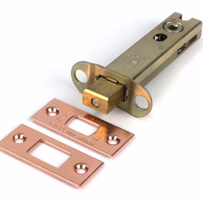 Polished Bronze 4" Heavy Duty Tubular Deadbolt