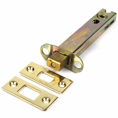 Polished Brass 5" Heavy Duty Tubular Deadbolt