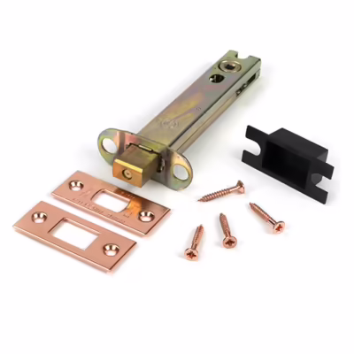 Polished Bronze 5" Heavy Duty Tubular Deadbolt - Image 3