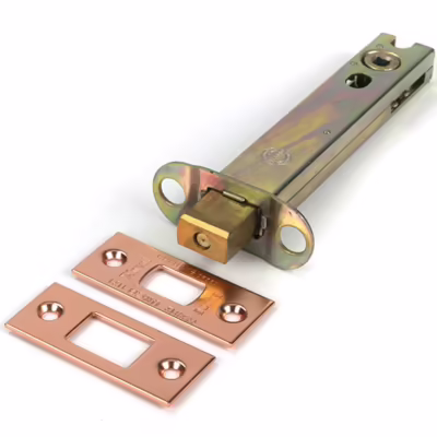 Polished Bronze 5" Heavy Duty Tubular Deadbolt