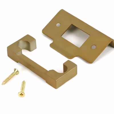 Satin Brass 1/2" Rebate Kit for Deadbolt - Image 3