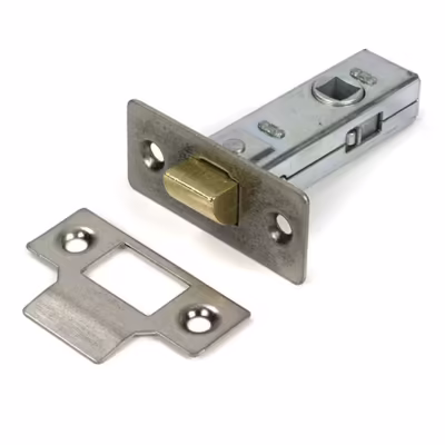 Pewter 2 1/2" Tubular Mortice Latch