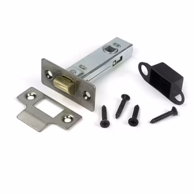 Pewter 3" Tubular Mortice Latch - Image 3