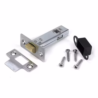 Satin Chrome 3" Tubular Mortice Latch - Image 3