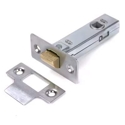 Satin Chrome 3" Tubular Mortice Latch