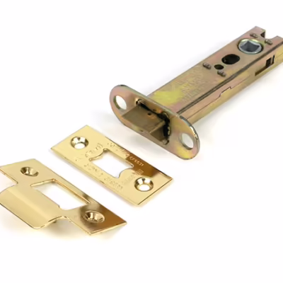 Polished Brass 4" Heavy Duty Latch - Image 1