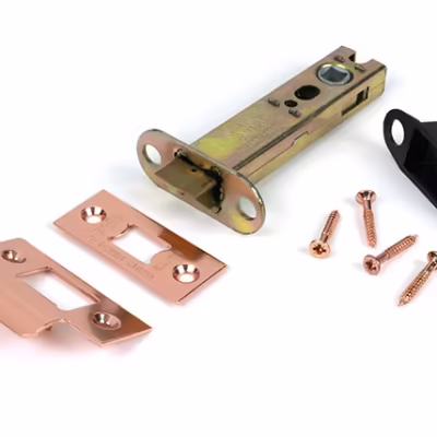 Polished Bronze 4" Heavy Duty Latch - Image 3