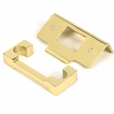 Polished Brass 1/2" Rebate Kit for Heavy Duty Latch
